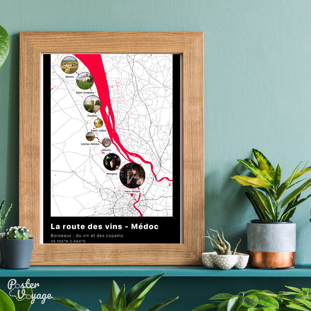 Poster Route du vin