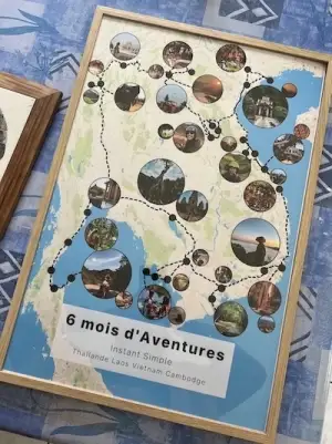 Affiche Road Trip Asie